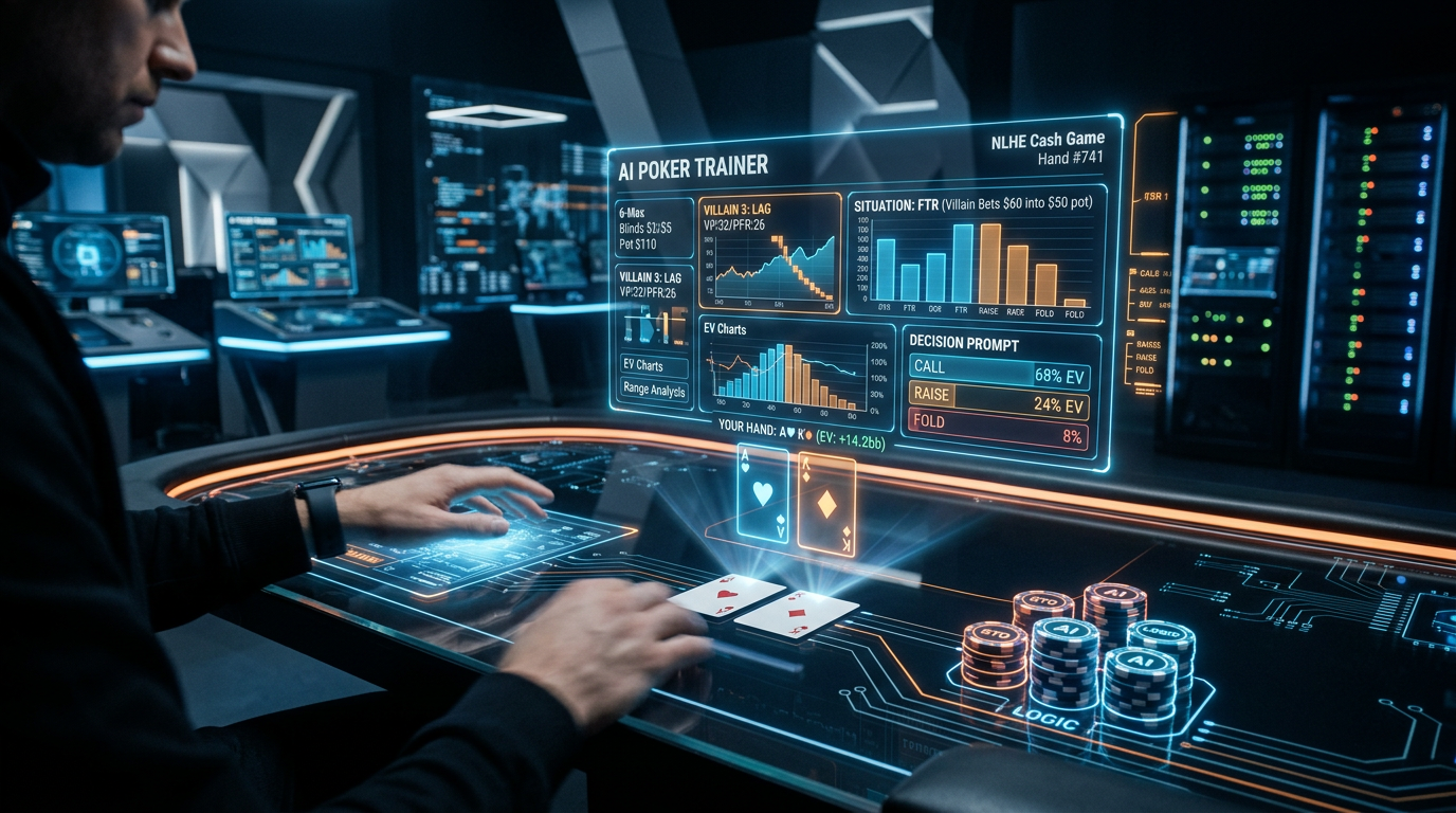 Revolutionary AI Poker Training Tool Launches with GTO Solver Integration