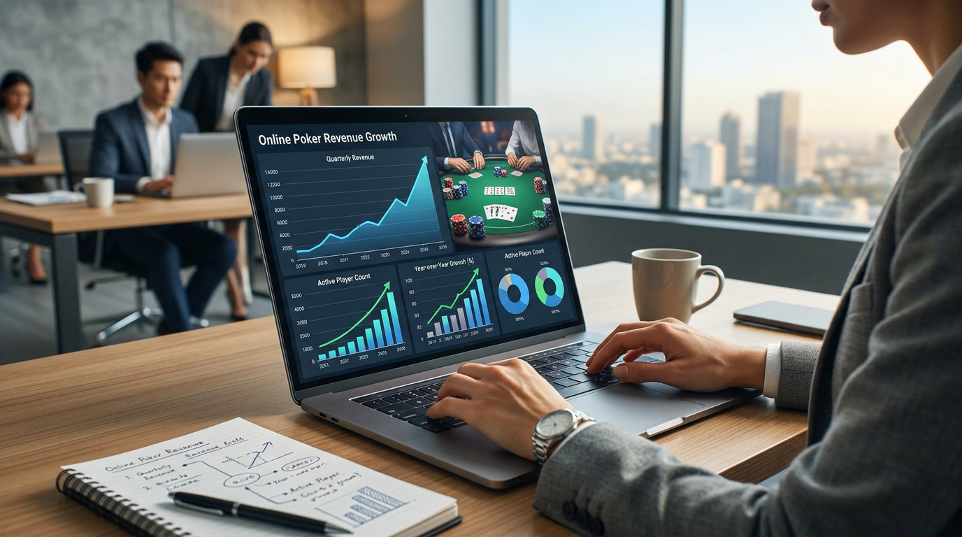 Online Poker Revenue Hits All-Time High in Q1 2026